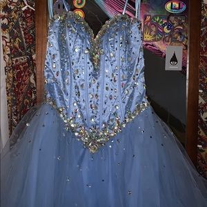 mori lee formal corset dress